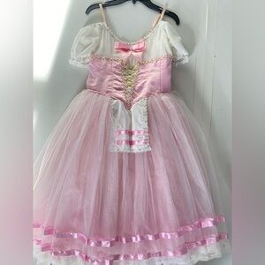 Professional Pink Ballet Romantic Tutu for Swanhilda, Coppelia, Napoli, YAGP